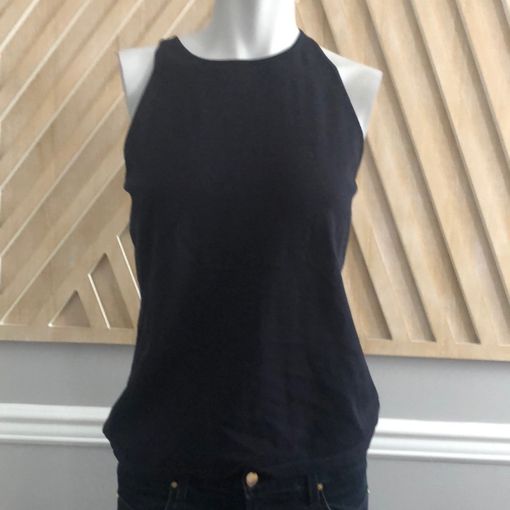Ann Taylor size Navy silk blend tank top